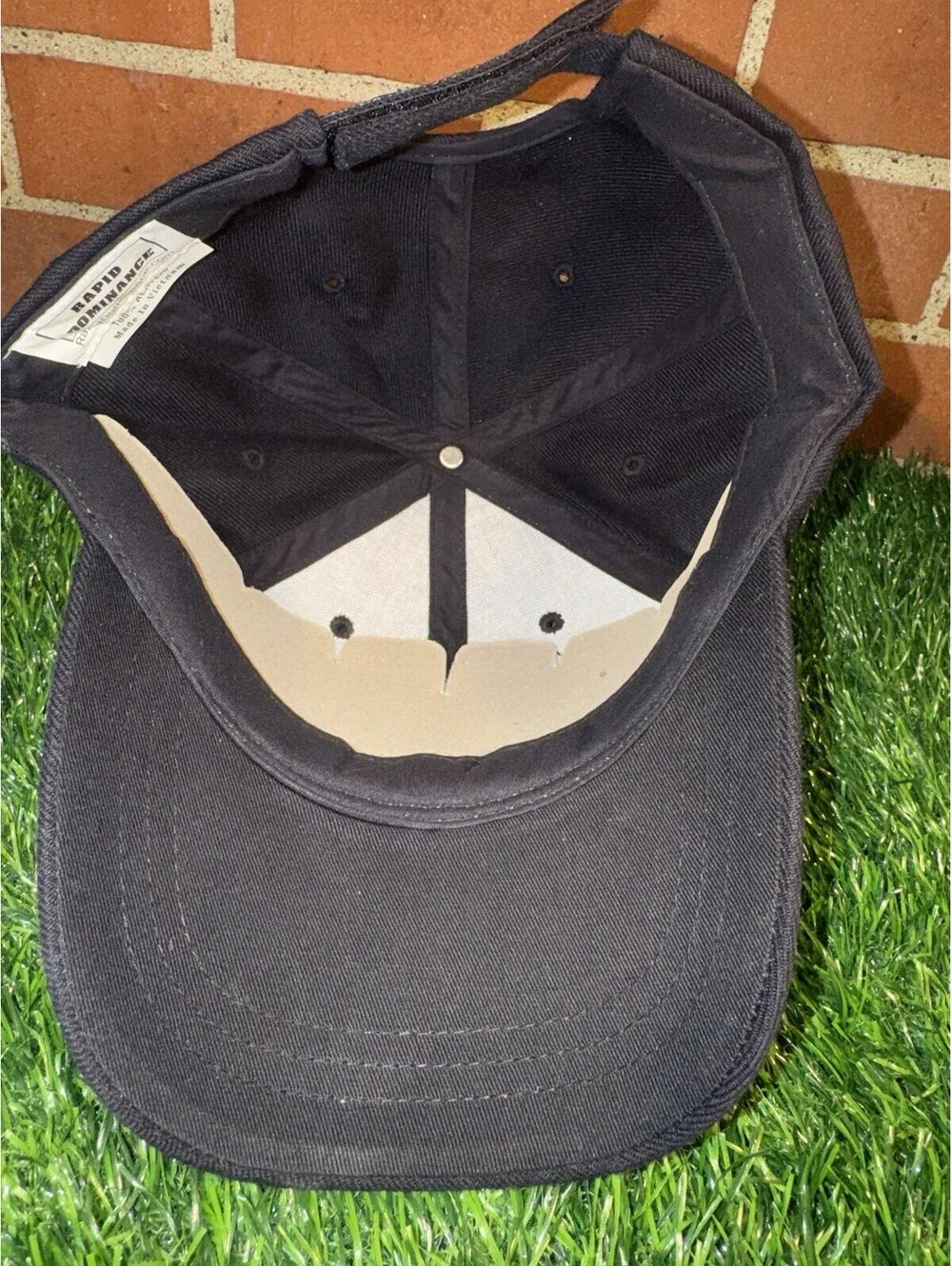 NWOT VTG Y2K Navy Seal Team Special Warfare Trident StrapBack Hat